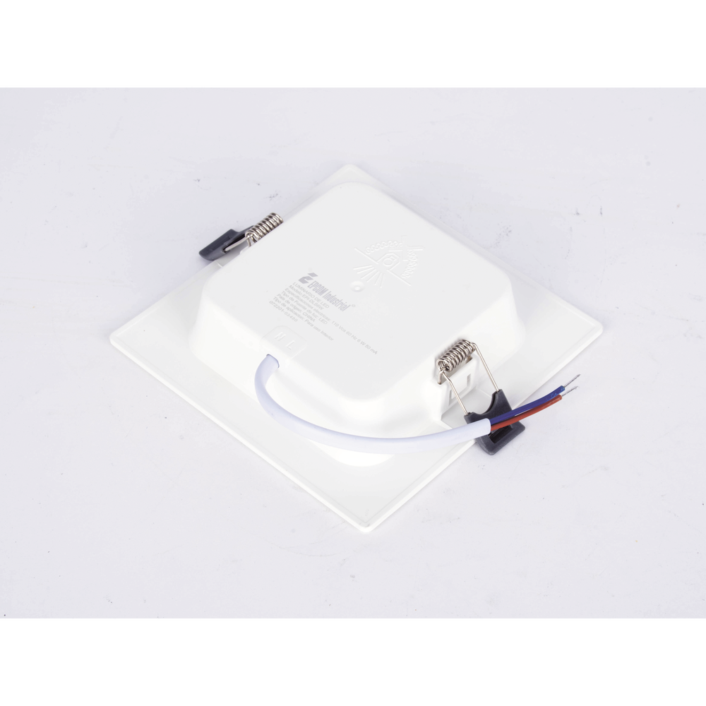 Spot Cuadrado Empotrable / 12 x 12 cm / Luz Fría / 110 V / 6 W / 420 lúmenes / 25000 hrs / Ángulo de apertura 120° / IP20 - Image 4