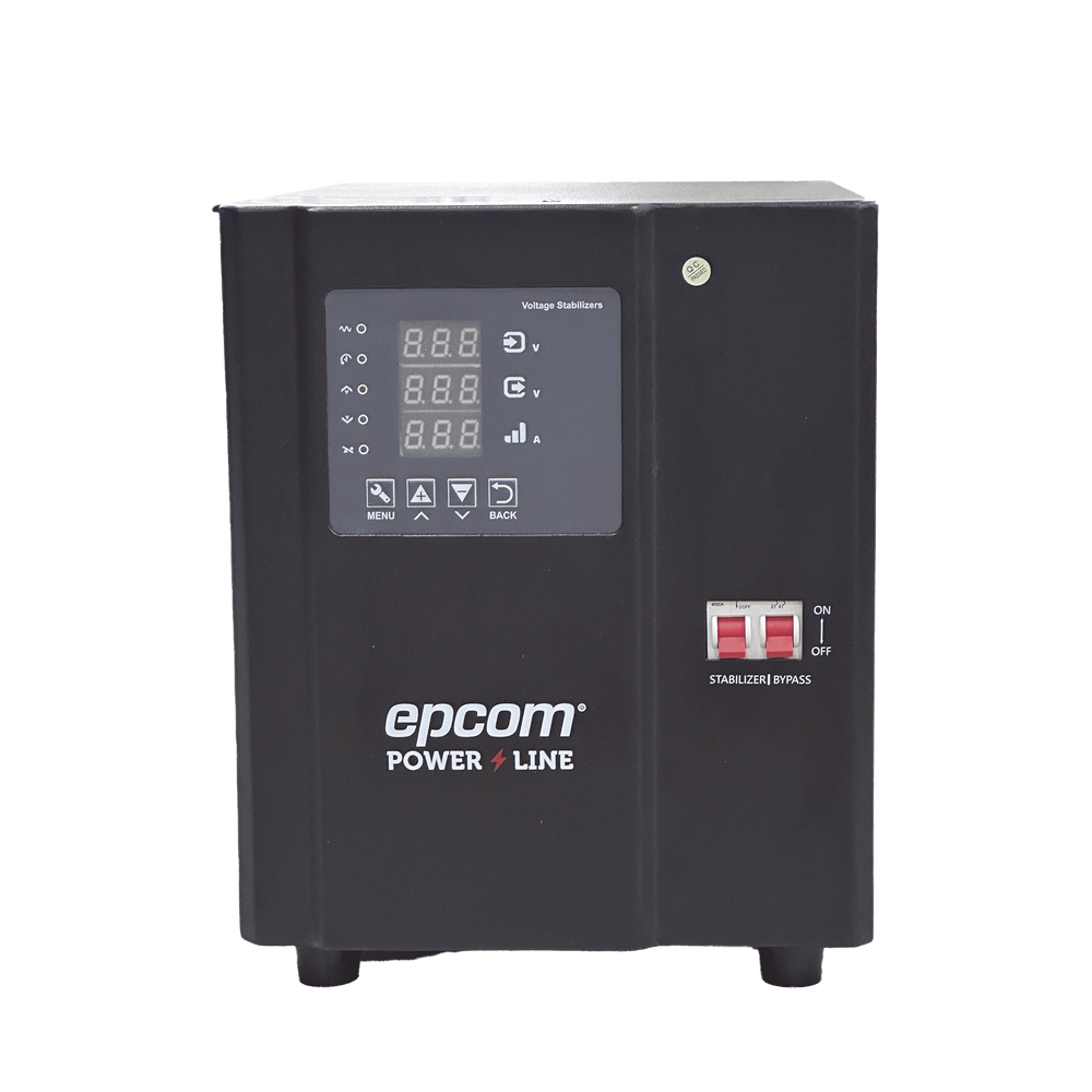 Regulador de Voltaje Industrial Monofásico Ferroresonante 3 kVA/3 kW 120 V / Entrada 96-144 Vca / Salida 117.6- 122.4 Vca