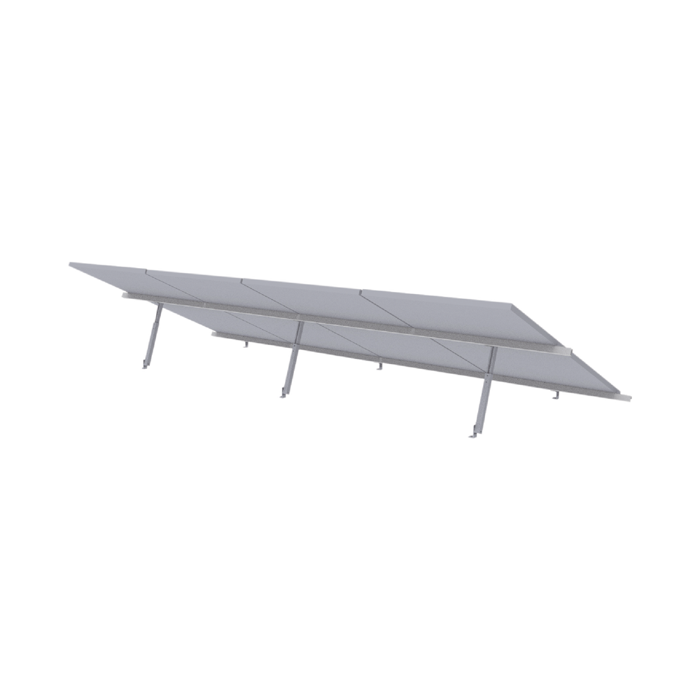 Montaje para Panel Solar, Riel de 4400mm para Módulos con Espesor de 35mm, Velocidad de Viento Máx. 136km/h - Image 2