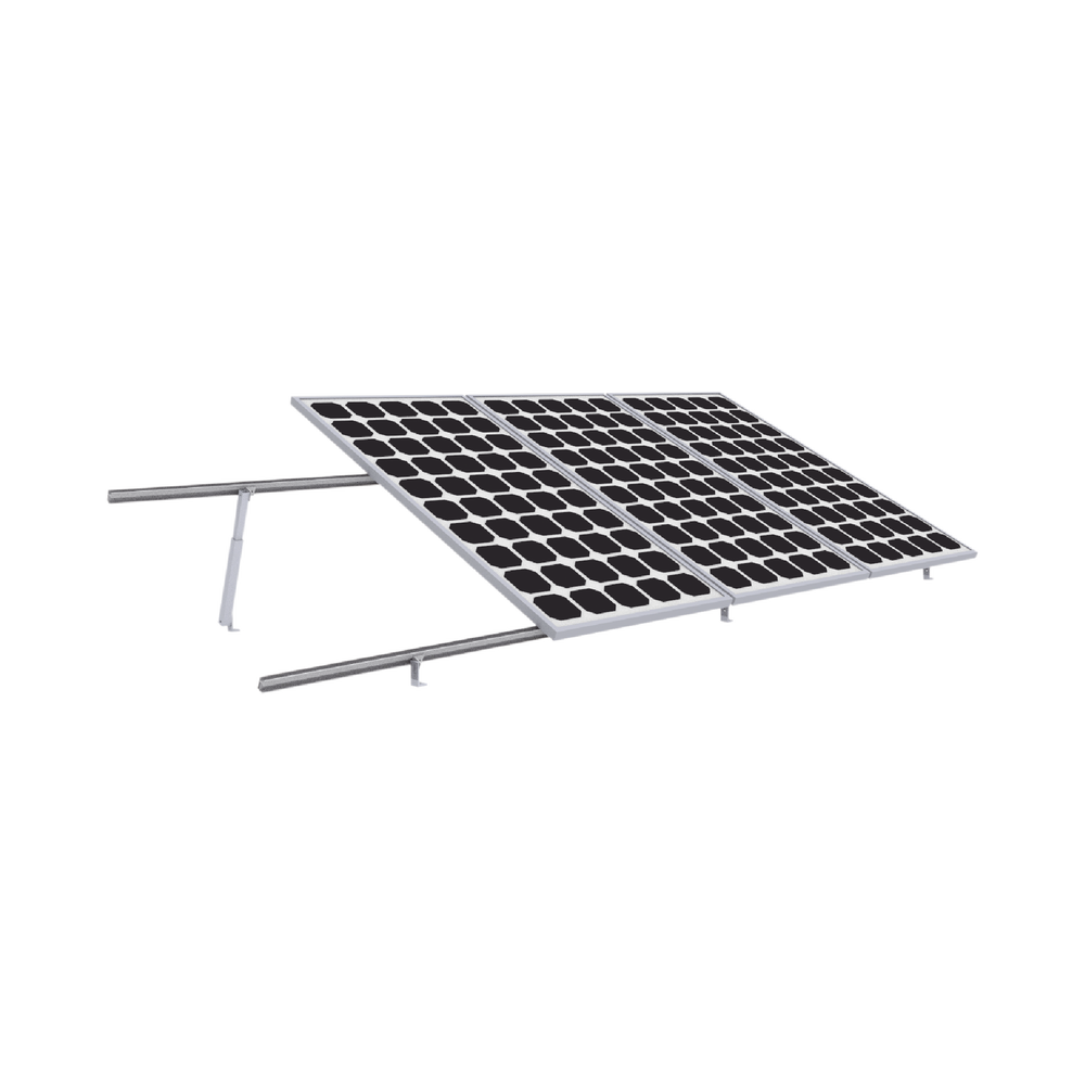 Montaje para Panel Solar, Riel de 4400mm para Módulos con Espesor de 35mm, Velocidad de Viento Máx. 136km/h - Image 3