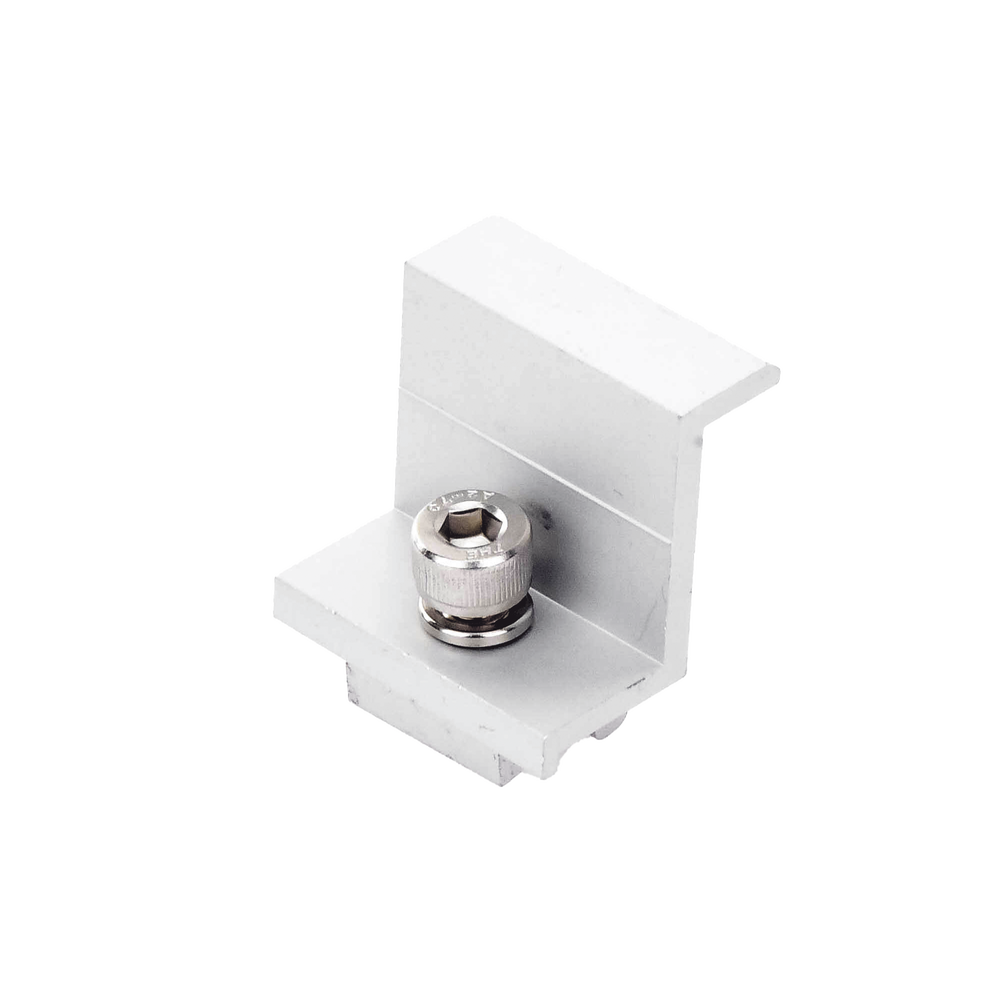 Sujetador final 35 mm para montaje de paneles solares en riel7 - Image 3