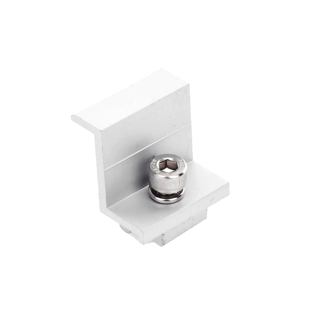 Sujetador final 35 mm para montaje de paneles solares en riel7 - Image 5