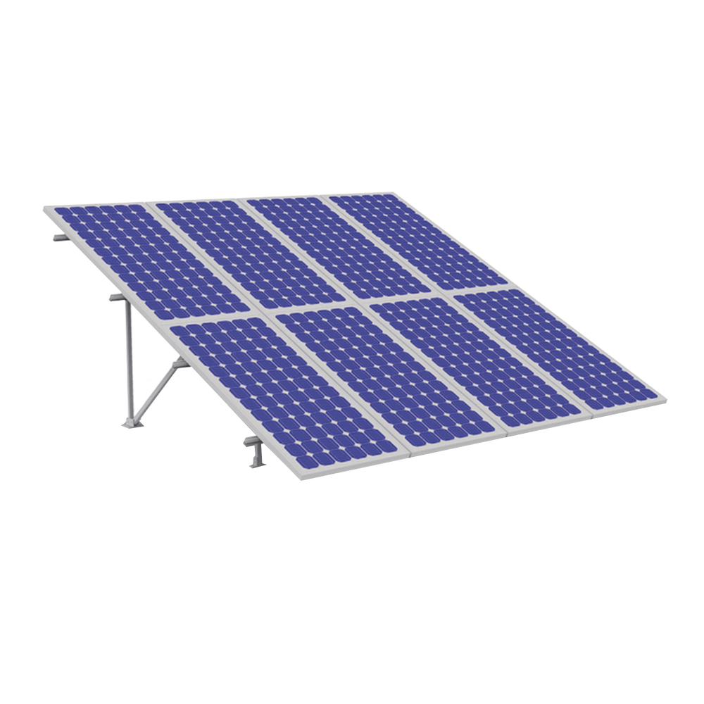 Montaje para Panel Solar, Riel "3" de 2200mm para Módulos con Espesor de 40mm, Velocidad de Viento Máx. 151km/h