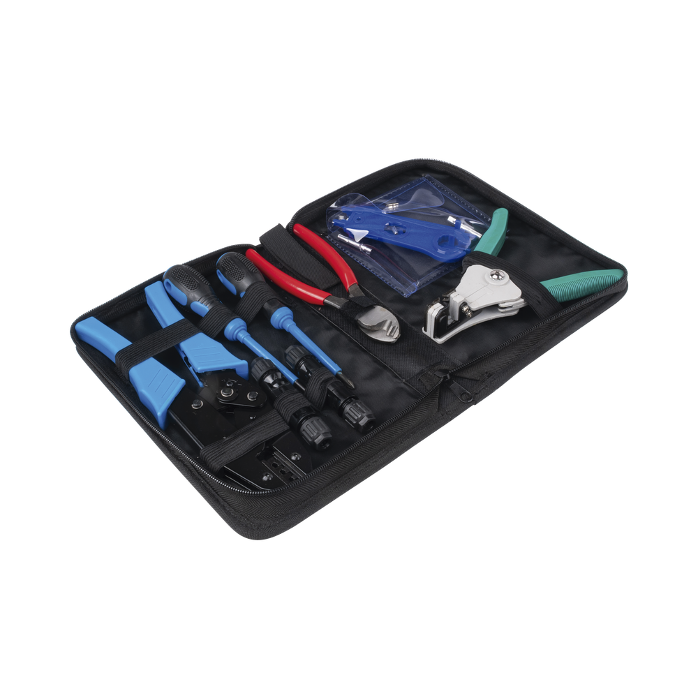 Juego de Herramientas y Accesorios, para Instalación de Sistema Solar. Incluye: Pinzas (3), Desarmadores (2), Llaves (2) y Accesorios (7). - Image 3