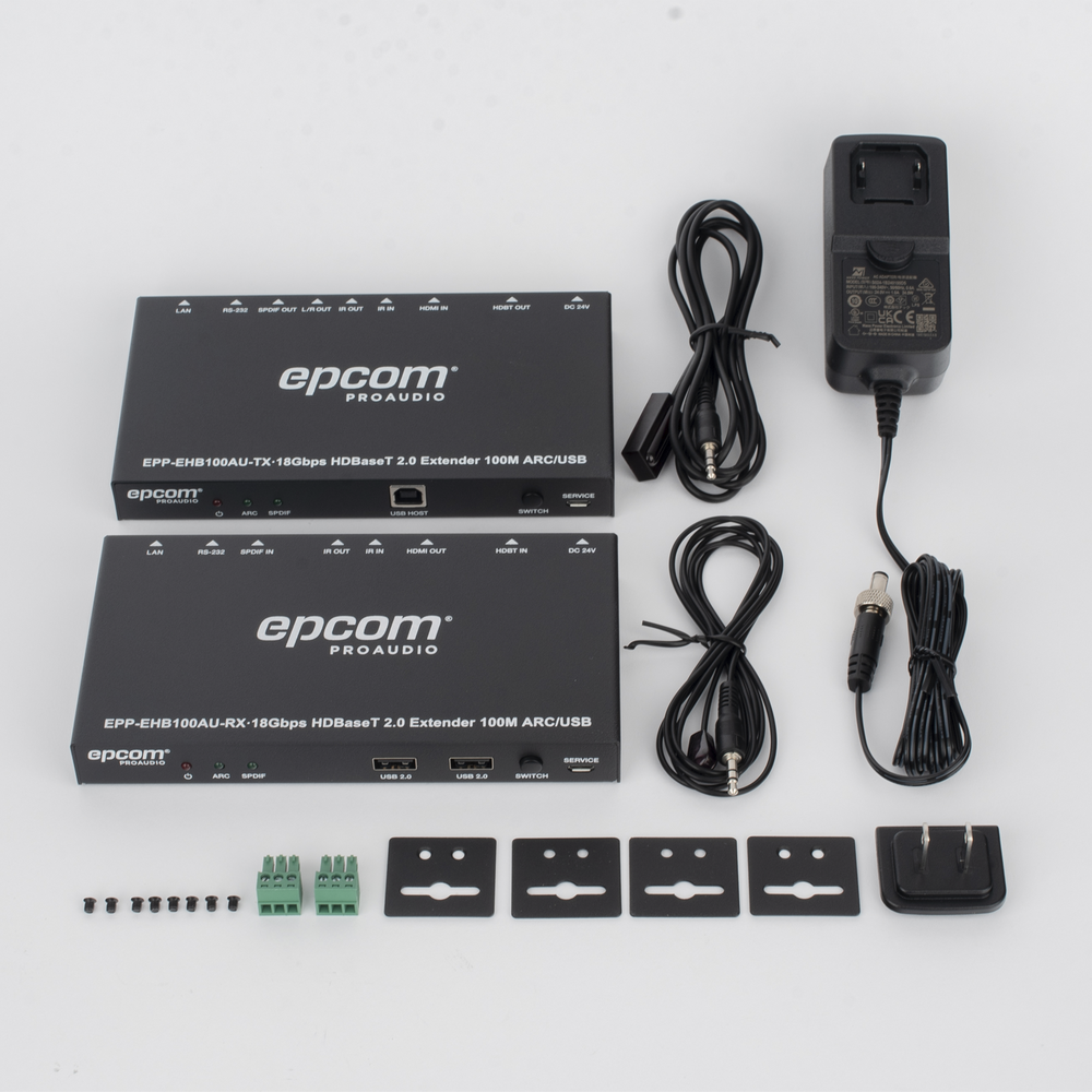 Kit Extensor HDMI | 4K2K@60HZ | HDR 4:4:4 | HDBaseT | 100M | Salida de Audio | HDCP 2.2 | IR Bidireccional | Admite la función USB KVM - Image 9