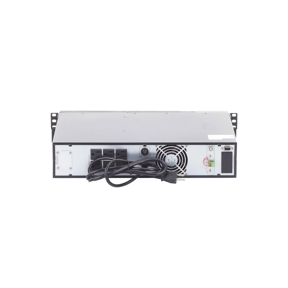 UPS de 1000VA/900W / Topología On-Line Doble Conversión / Entrada y Salida de 120 Vca / Clavija de Entrada NEMA 5-15P / Pantalla LCD Configurable /Formato Rack/Torre - Image 3
