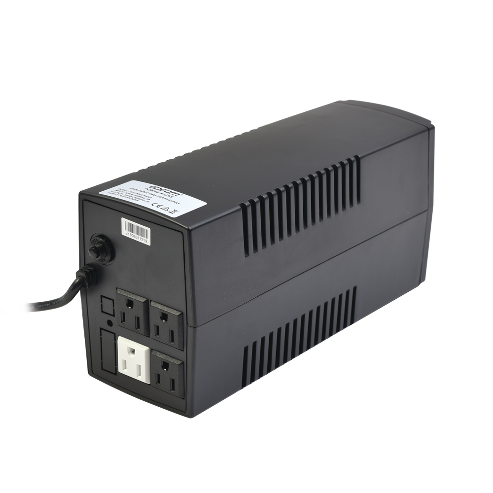 UPS de 500VA/300W / Regulador de Voltaje AVR / Batería de 7 Ah / 4 Tomas NEMA 5-15R / Display de LED - Image 2