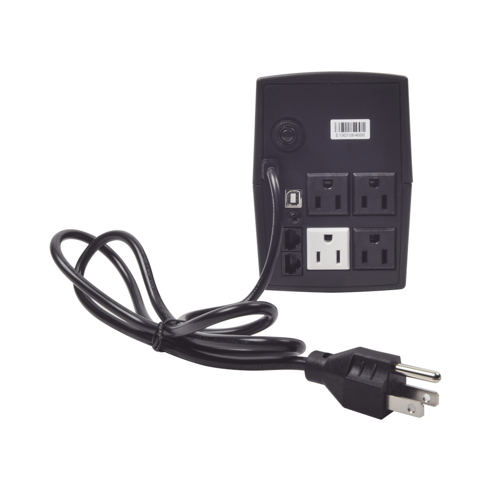 UPS de 600VA/360W / Topología Línea Interactiva / Entrada y Salida 120 Vca / Clavija NEMA 5-15P / 4 Tomas NEMA 5-15R - Image 3