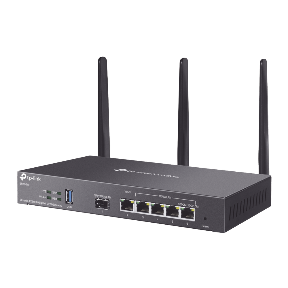Router Omada VPN / SDN Multi-WAN Gigabit / 1 Puerto WAN SFP Gigabit / 1 Puerto WAN RJ45 Gigabit / 2 Puertos LAN RJ45 Gigabit / 2 Puertos Configurables LAN/WAN / 150,000 Sesiones Concurrentes / Administración Centralizada Omada o Stand-Alone - Image 3