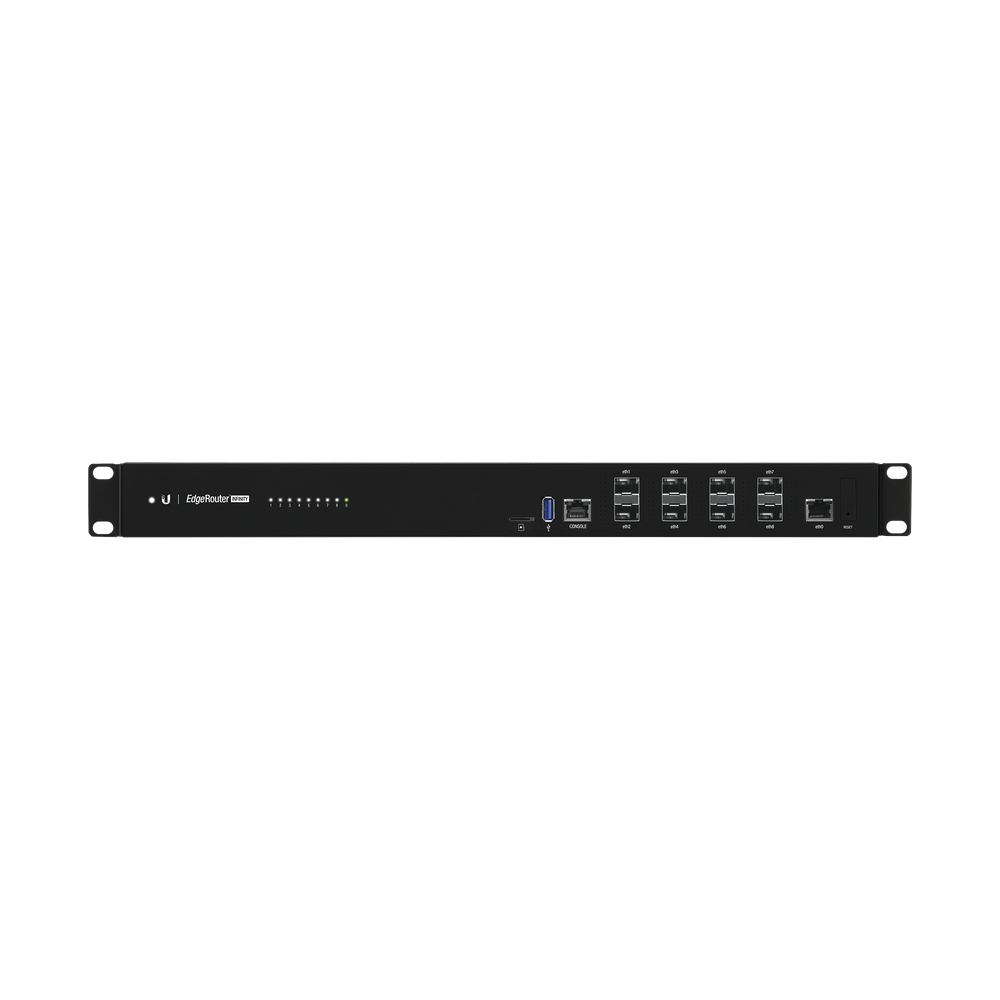 EdgeRouter INFINITY de 8 puertos SFP+ 10 G + 1 puerto RJ45 Gigabit, throughput 80 Gbps, 16 núcleos y 16 GB RAM , fuentes de alimentación modulares Hot-Swappable - Image 2