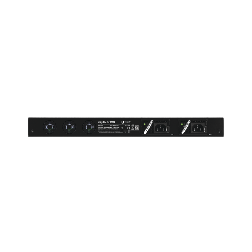 EdgeRouter INFINITY de 8 puertos SFP+ 10 G + 1 puerto RJ45 Gigabit, throughput 80 Gbps, 16 núcleos y 16 GB RAM , fuentes de alimentación modulares Hot-Swappable - Image 3