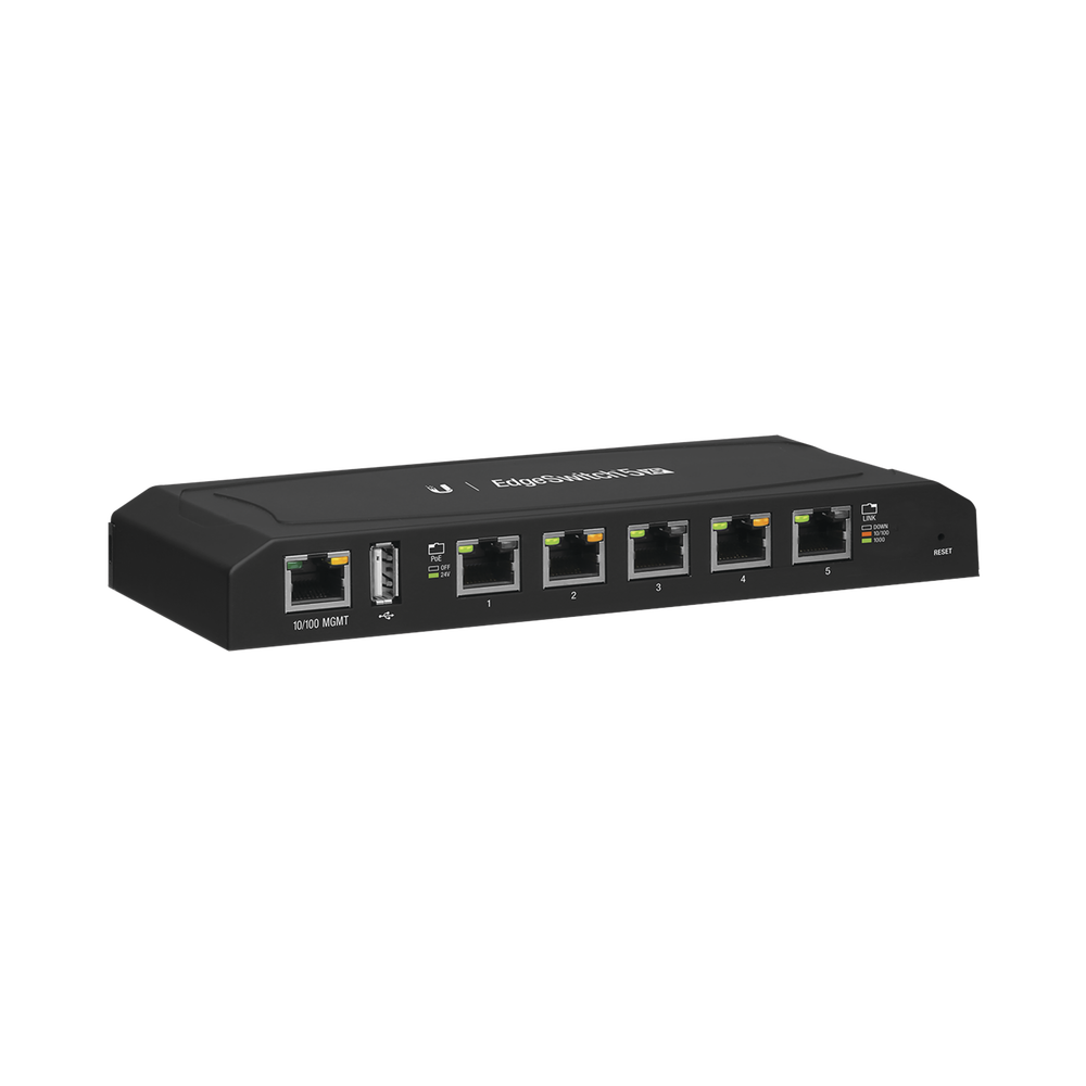 EdgeSwitch 5XP Administrable de 5 Puertos Gigabit PoE de 24 V Pasivo, con funciones avanzadas de Capa 2 - Image 3