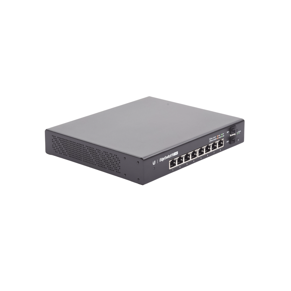 Switch EdgeMAX Administrable de 8 Puertos Gigabit con PoE+/PoE Pasivo 24V + 2 Puertos SFP, 150 W - Image 3