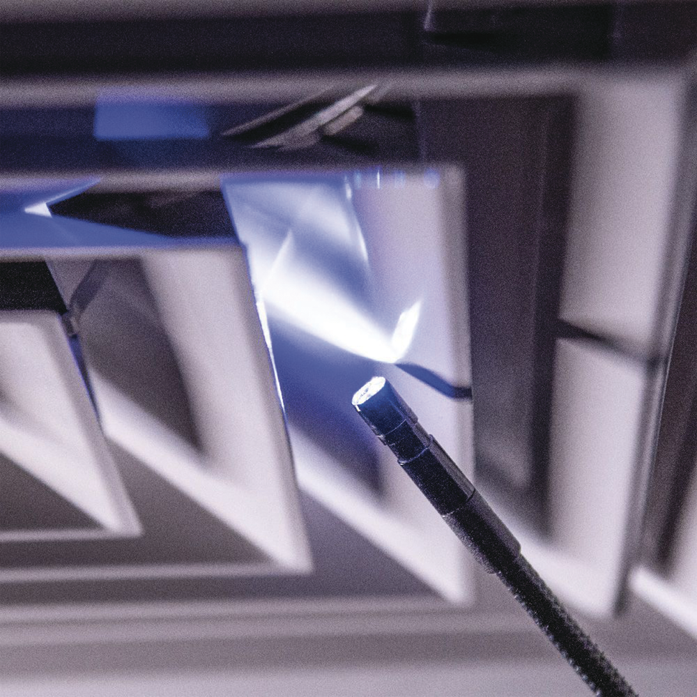 Cámara Boroscopio de Inspección con Conexión para Dispositivos Android®. Cuello de Cisne Blindado de 10' (3 m) y 6 Luces LED - Image 8