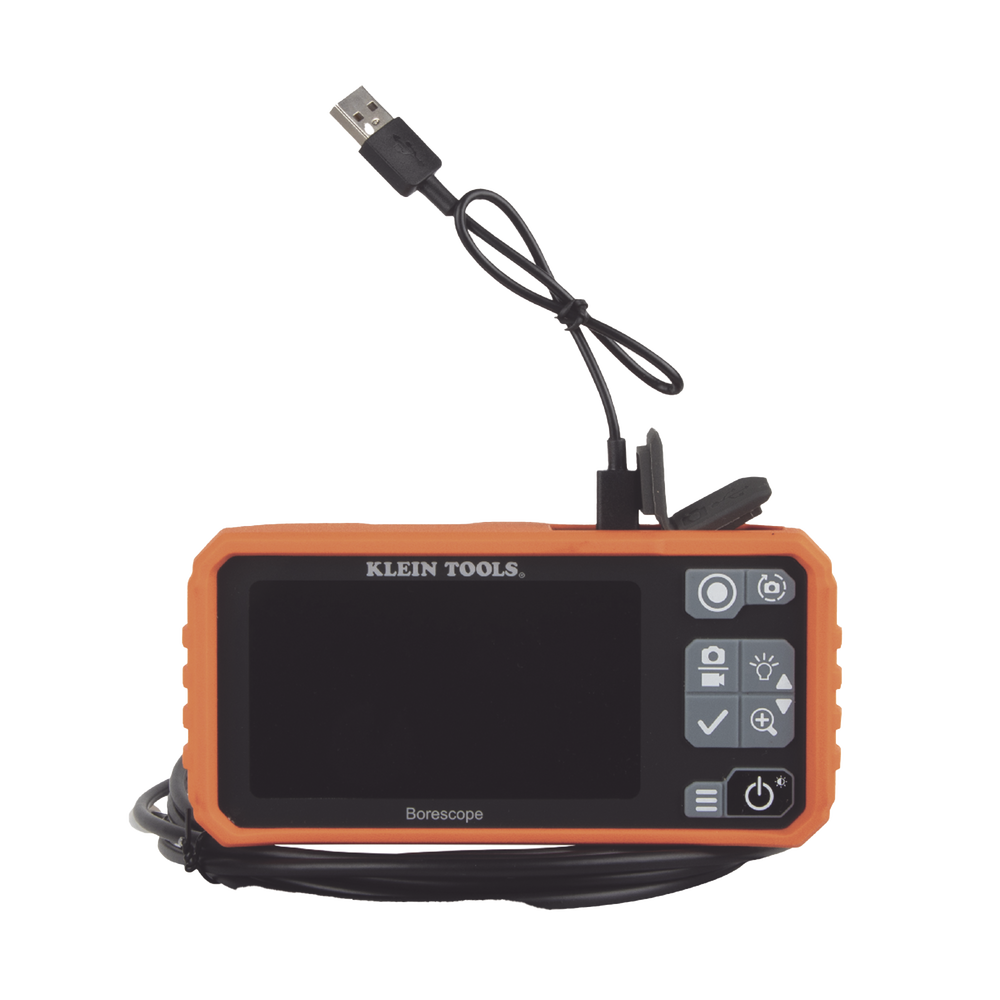Cámara Boroscopio de Inspección 5.5mm 720p USB-C, LCD 4.3" Color, Cuello de Cisne Nylon de 10' (3m) con Imán, Espejo, 6 LED´s. Batería Io-Li Recargable. Ideal en Electricidad, HVAC, Plomería y Aviación - Image 3