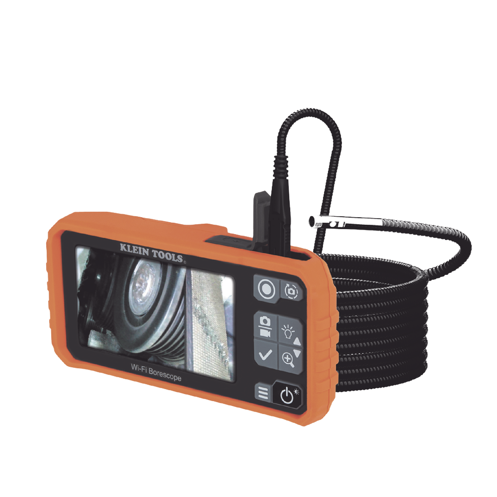 Dual Cámara Boroscopio Pro 5.5mm 720p USB-C/Wi-Fi, y LCD 4.3" a Color, Cuello de Cisne Blindado 10' (3m) con Imán y 6 LED´s. Batería Io-Li Recargable. Ideal en Industria Automotriz, Electricidad, HVAC, Plomería - Image 2