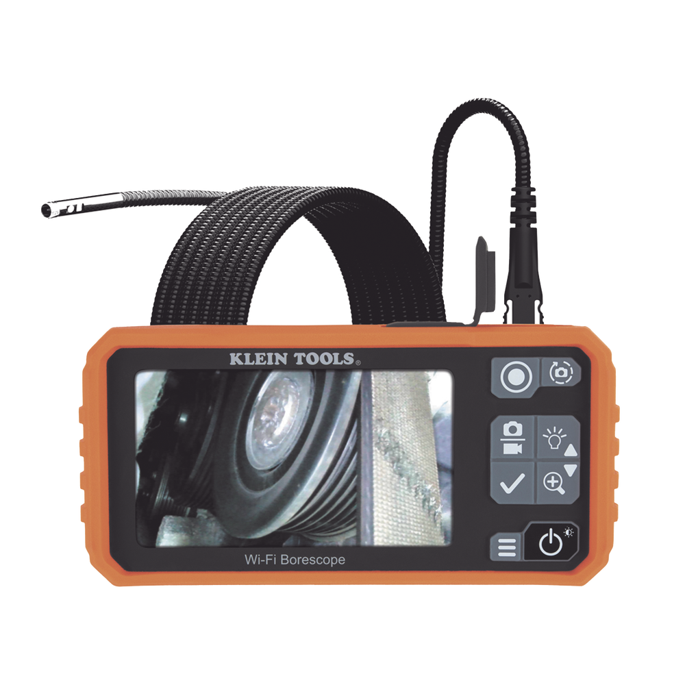 Dual Cámara Boroscopio Pro 5.5mm 720p USB-C/Wi-Fi, y LCD 4.3" a Color, Cuello de Cisne Blindado 10' (3m) con Imán y 6 LED´s. Batería Io-Li Recargable. Ideal en Industria Automotriz, Electricidad, HVAC, Plomería - Image 3