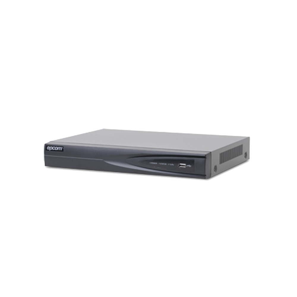 DVR 2 Megapixel / 4 Canales TURBOHD + 1 Canal IP / 1 Bahía de Disco Duro / H.264+ / 1 Canal de Audio / Vídeoanálisis