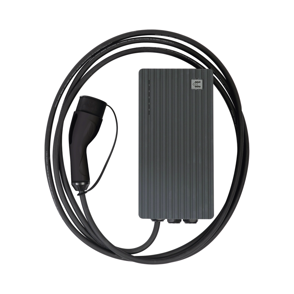 Estación de Carga para Vehículos Eléctricos con Conector Tipo 1 (SAE J1772), 220Vca con Potencia de Salida de 7.4kW (32A / bifásica)