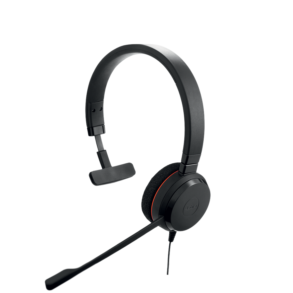 Jabra Evolve 20 Mono con conexión USB, micrófono con cancelación de ruido de última generación, configuración Plug and Play, Certificación Microsoft Teams (4993-823-109) - Image 2