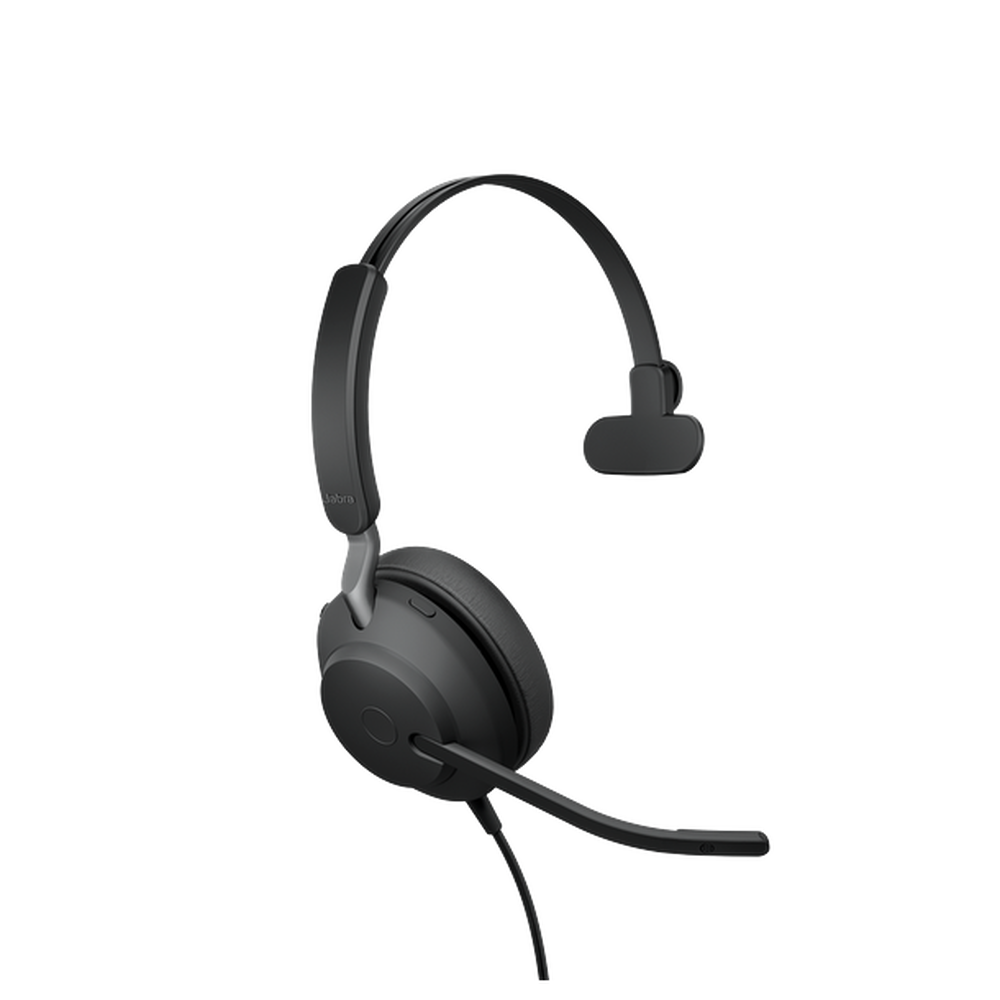 Jabra Evolve 20 Mono con conexión USB, micrófono con cancelación de ruido de última generación, configuración Plug and Play, Certificación Microsoft Teams (4993-823-109) - Image 3