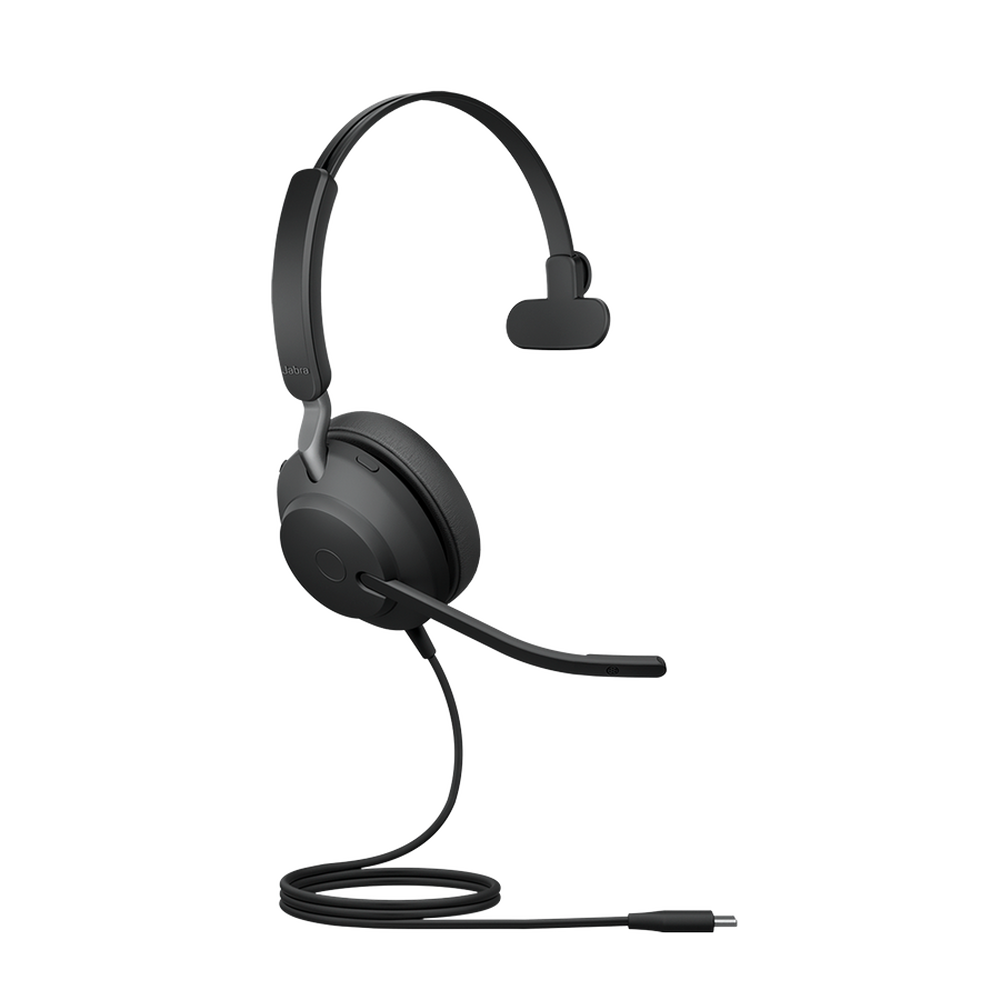 Jabra Evolve 2 40, Auricular mono versión UC con aislamiento de ruido, conexión USB-C y indicador de ocupado (Busylight) (24089-889-899) - Image 2