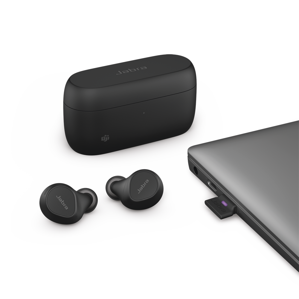 Jabra Evolve2 Buds, Auriculares versión MS con cancelación de ruido activa, Bluetooth conexion hasta 2 dispositivos (20797-999-999) - Image 3