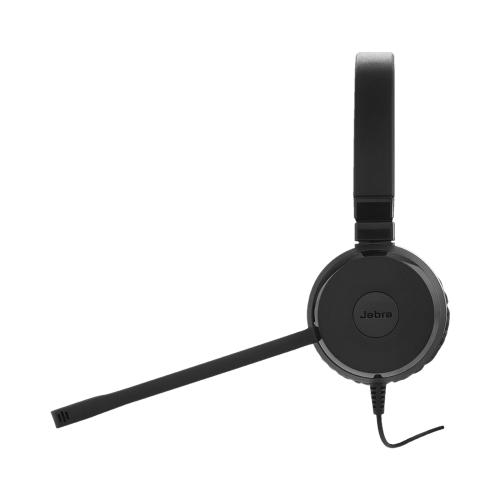 Jabra Evolve 30 Duo con conexión USB / 3.5mm, micrófono con cancelación de ruido y controlador en el cable con botones e indicadores LED (5399-829-309) - Image 3