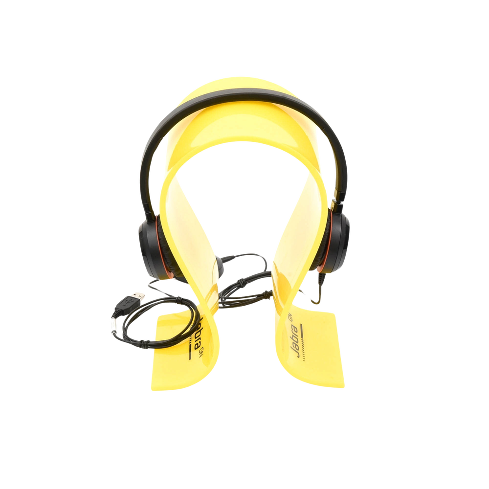 Jabra Evolve 30 Duo con conexión USB / 3.5mm, micrófono con cancelación de ruido y controlador en el cable con botones e indicadores LED (5399-829-309) - Image 7