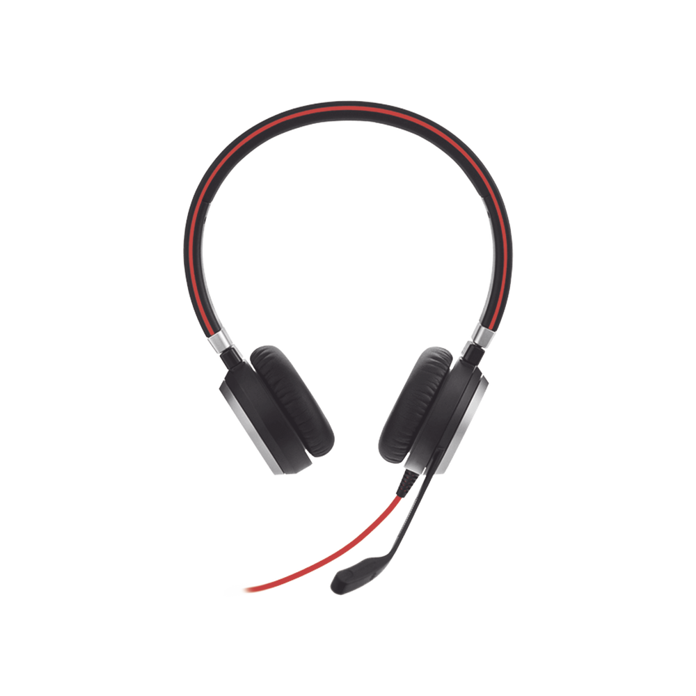 Jabra Evolve 40 Duo con Conexión USB / 3.5 mm, indicador de ocupado y cancelación de ruido pasiva (6399-823-109) - Image 2