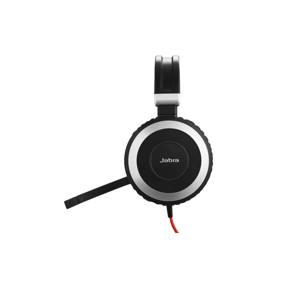 Jabra Evolve 80 con conexión USB / 3.5mm, cancelación activa/pasiva de ruido con indicador de ocupado (7899-823-109) - Image 2