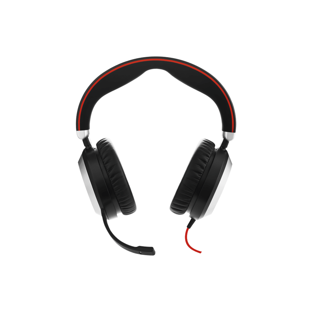 Jabra Evolve 80 con conexión USB / 3.5mm, cancelación activa/pasiva de ruido con indicador de ocupado (7899-823-109) - Image 3