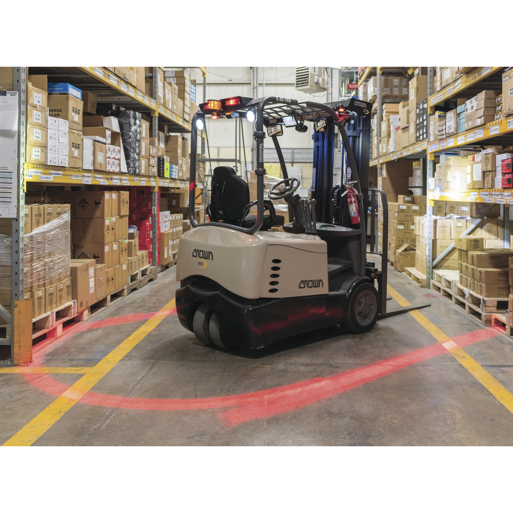 Luz LED límite de arco color rojo, para zonas de trabajo en montacargas y vehiculos - Image 7