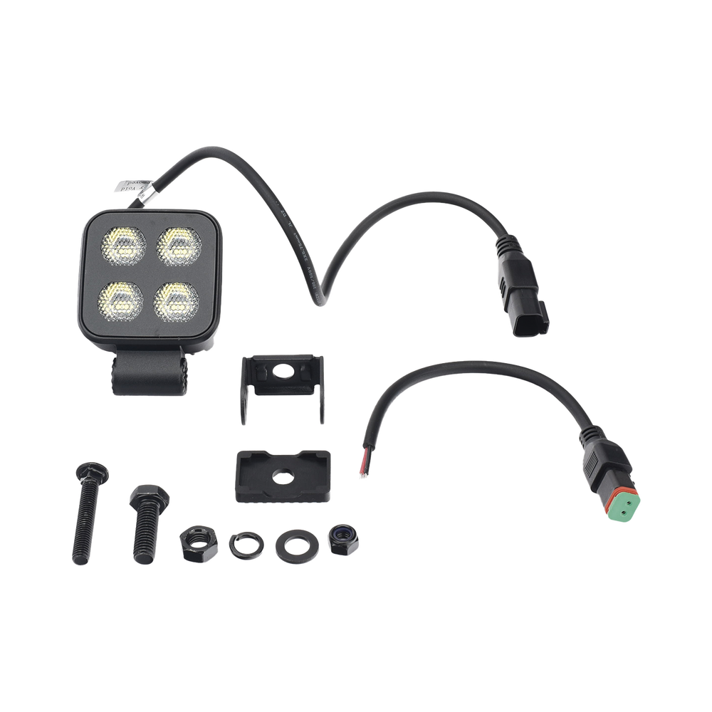 Luz de Trabajo Ultra brillante Cuadrada, 4 LED, 2650 Lúmenes, 12-24 Vcd - Image 2