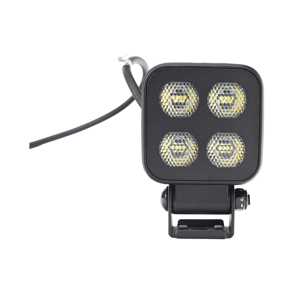 Luz de Trabajo Ultra brillante Cuadrada, 4 LED, 2650 Lúmenes, 12-24 Vcd