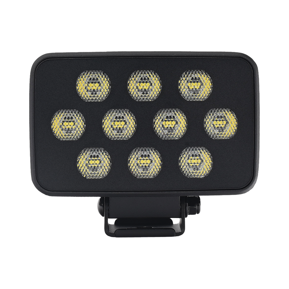 Luz de Trabajo Ultra brillante Cuadrada, 10 LED, 8937 Lúmenes, 12-24 Vcd