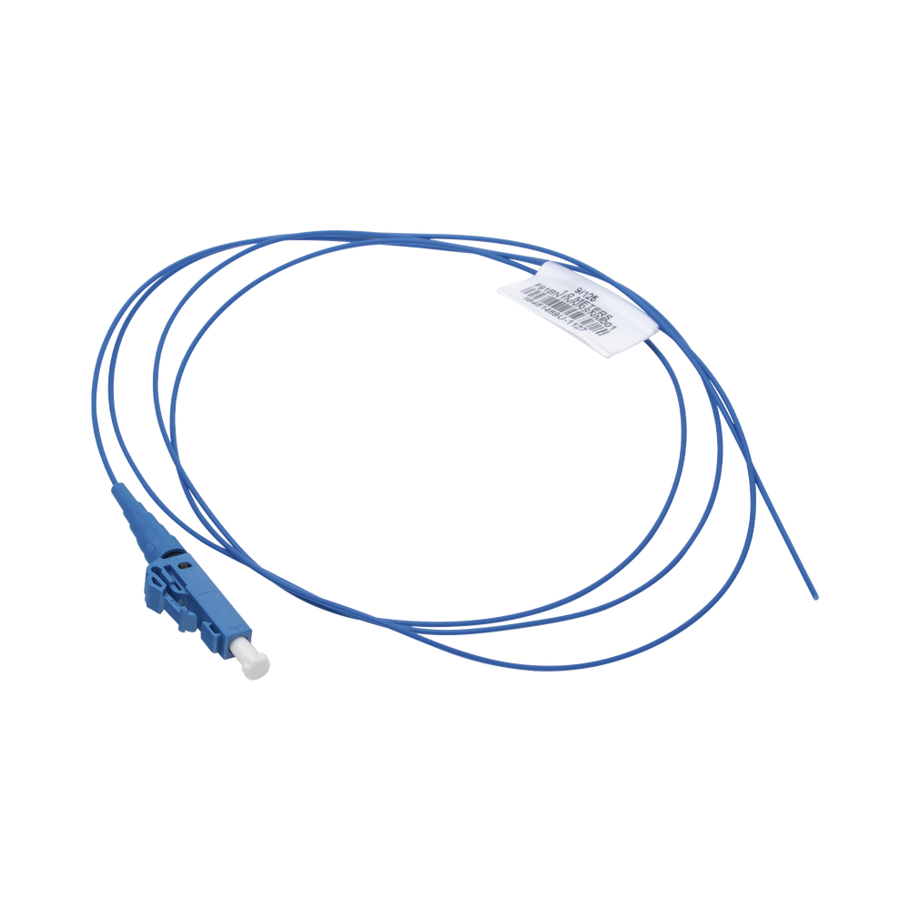 Pigtail de Fibra ?ptica LC Simplex, Monomodo OS2 9/125, 900um, Color Azul, 2 Metros (6.56 Pies)