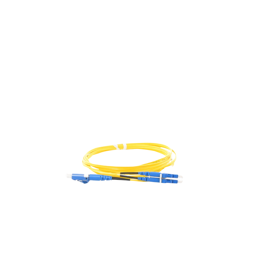 Jumper de Fibra Optica Monomodo 9/125 OS2, LC-LC Duplex, OFNR (Riser), Color Amarillo, 2 Metros (6.56 Pies) - Image 4