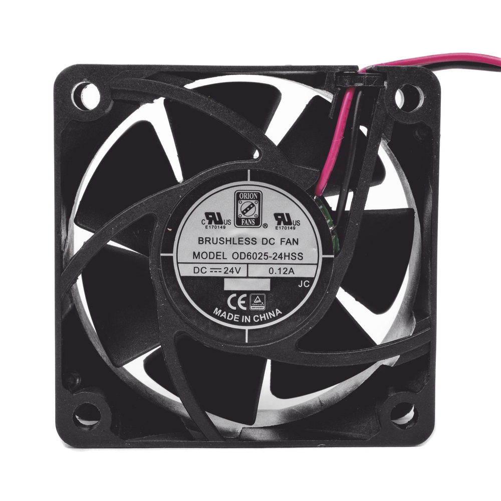 Ventilador Anticondensante Axial Cuadrado, 60x60x25 mm, 24 Vcc, 4500 RPM, 2.9 W, 0.12 A, Flujo de Aire de 25.0 CFM, Unión Sellada. - Image 3