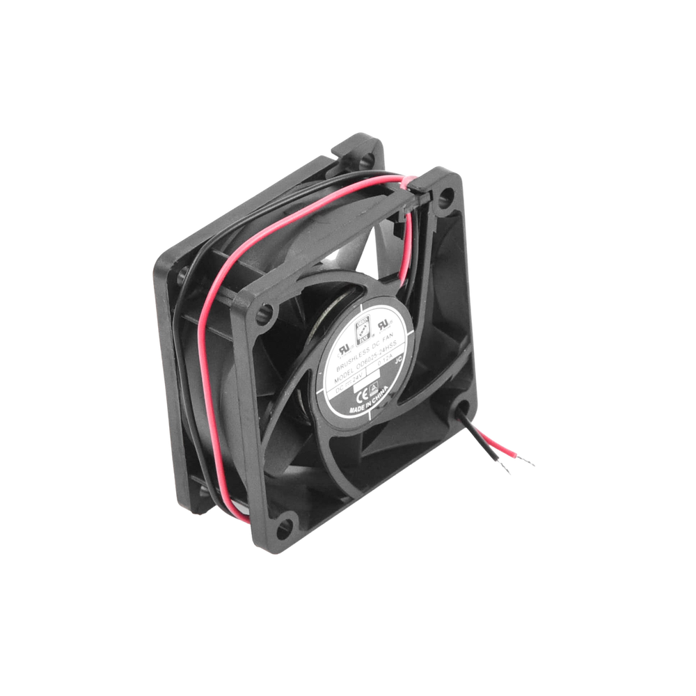 Ventilador Anticondensante Axial Cuadrado, 60x60x25 mm, 24 Vcc, 4500 RPM, 2.9 W, 0.12 A, Flujo de Aire de 25.0 CFM, Unión Sellada. - Image 6