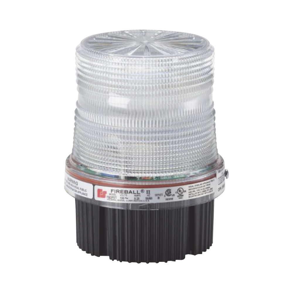 Fireball® LED Luz de advertencia Listado por UL y cUL 12-24 VCD Color Claro