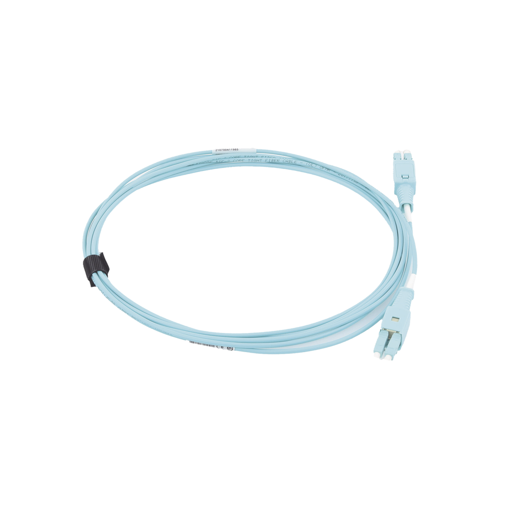 Jumper de Fibra Óptica BladePatch LC-LC Duplex, Multimodo 50/125 OM4, OFNR, Color Aqua, 3 Metros - Image 2