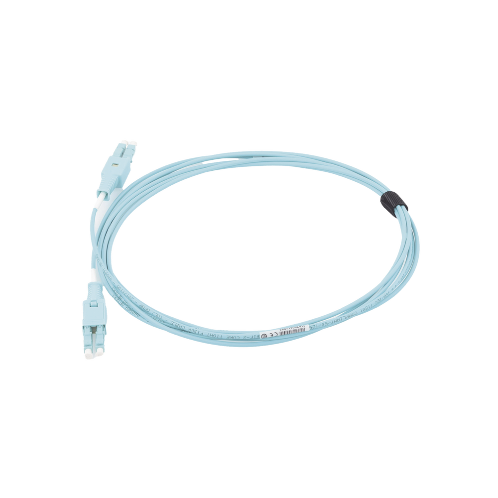 Jumper de Fibra Óptica BladePatch LC-LC Duplex, Multimodo 50/125 OM4, OFNR, Color Aqua, 3 Metros - Image 4