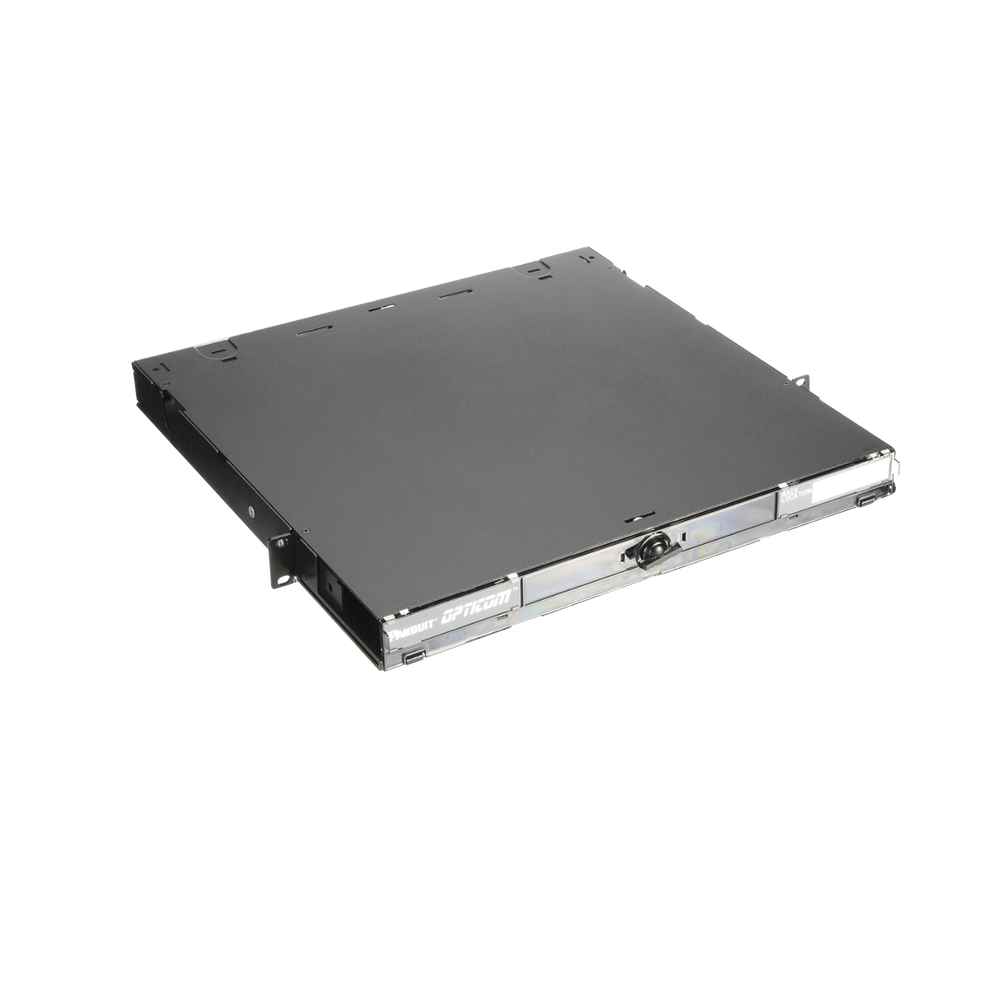 Panel de Distribuci?n de Fibra ?ptica, Acepta 4 Placas FAP o FMP, Bandeja Deslizable e Inclinable Hacia Abajo, Hasta 96 Fibras, Color Negro, 1UR - Image 5