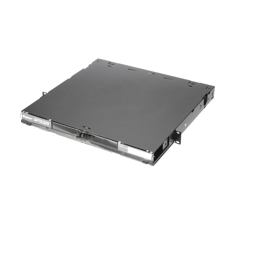 Panel de Distribuci?n de Fibra ?ptica, Acepta 4 Placas FAP o FMP, Bandeja Deslizable e Inclinable Hacia Abajo, Hasta 96 Fibras, Color Negro, 1UR - Image 6