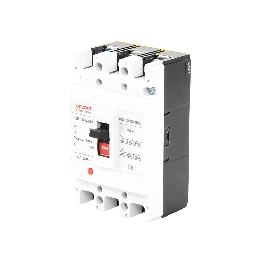 Protección Térmica/ Interruptor 3P, 100A, Corriente Alterna 690 V CA Trifásica. - Image 2