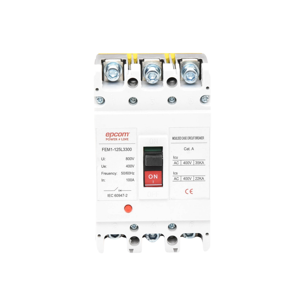 Protección Térmica/ Interruptor 3P, 100A, Corriente Alterna 690 V CA Trifásica. - Image 3