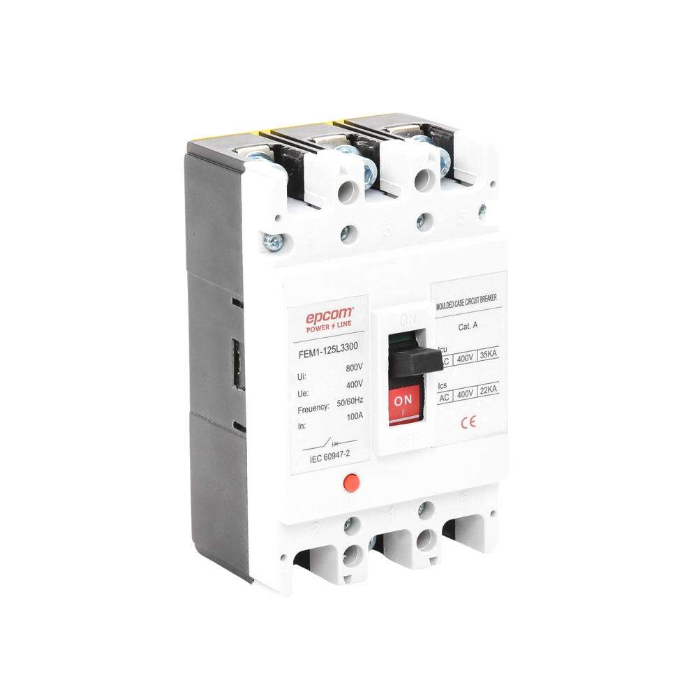 Protección Térmica/ Interruptor 3P, 100A, Corriente Alterna 690 V CA Trifásica. - Image 4