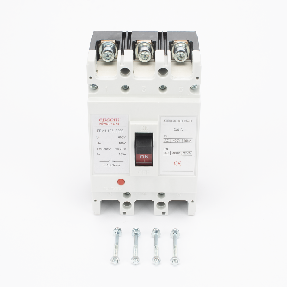 Protección Térmica/ Interruptor 3P, 100A, Corriente Alterna 690 V CA Trifásica. - Image 6