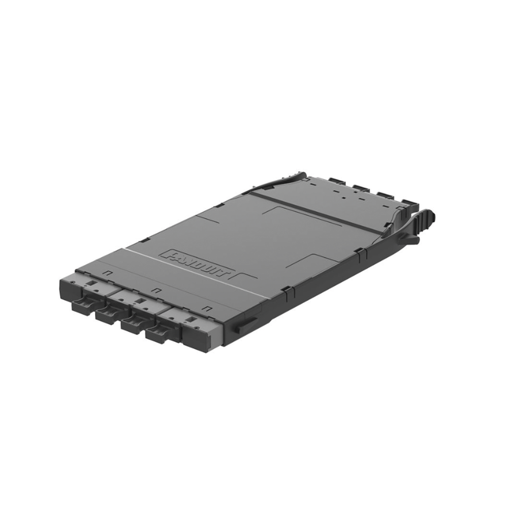 Cassette HD Flex? Para 32 Fibras Multimodo OM4, de 4 MPO(8F) Macho a 4 MPO(8F) Macho, Color Gris - Image 2